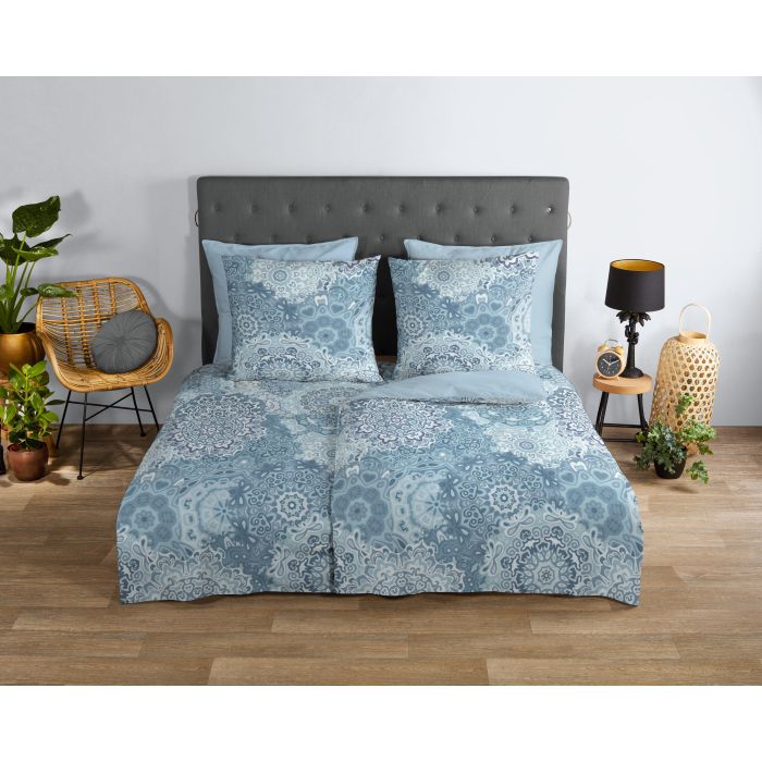 1-persoons dekbedovertrekset 155x220cm nr:30328 blauw