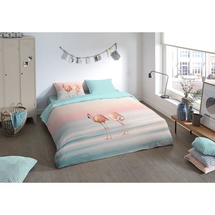 1-persoons dekbedovertrekset 135x200cm microfiber nr:30397 multi