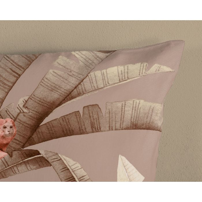 2-persoons dekbedovertrekset 200x200cm nr:30419 taupe