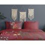 Lits-jumeaux dekbedovertrekset 240x220cm katoen-percal nr:20037 rood