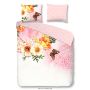 1-persoons dekbedovertrekset 155x220cm nr:2055 roze