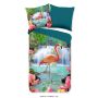 1-persoons dekbedovertrekset 135x200cm microfiber nr:30066 multi