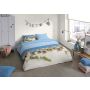 1-persoons dekbedovertrekset 140x220cm microfiber nr:30391 multi