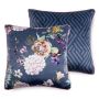 gevuld kussen 48x48cm (1 stuk) polyester nr:20017 antraciet