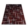Costa Fisk vloerkleed laagpolig rechthoek 200x290cm rood