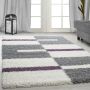 Gala Shaggy vloerkleed hoogpolig rechthoek 80x150cm lila