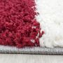 Life Shaggy Blok vloerkleed hoogpolig rechthoek 160x230cm rood