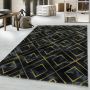 Naxos Rhamnous B tapis poils ras rectangle 200x290cm or