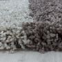 Tango Shaggy tapis poils longs rectangle 120x170cm taupe
