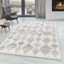 Taznaxt Fas vloerkleed laagpolig rechthoek 160x230cm crème