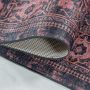 Fiesta Vintage antislip vloerkleed platgeweven rechthoek 120x170cm rood