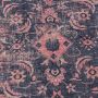 Fiesta Vintage antislip vloerkleed platgeweven rechthoek 120x170cm rood