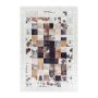Fiesta Lapwerk antidérapant tapis tissé à plat rectangle 140x200cm blanc