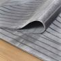 Style Orvyn tapis poils ras coureur 80x250cm gris