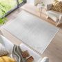 Style Orvyn vloerkleed laagpolig loper 80x150cm zilver