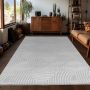 Sahara Nevra vloerkleed laagpolig rechthoek 160x230cm zilver