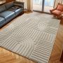 Art vloerkleed hoogpolig rechthoek 280x370cm beige