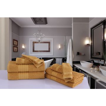 handdoekenset (8 stuks) nr:1000 oker