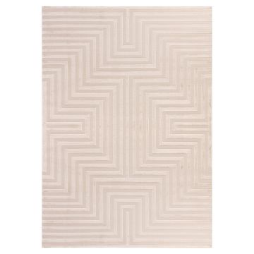 Sahara Veyra vloerkleed laagpolig loper 80x150cm beige