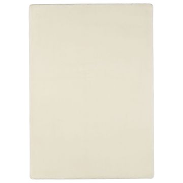 Luxy vloerkleed hoogpolig rechthoek 120x170cm crème