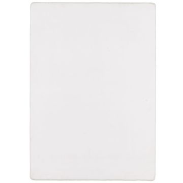 Luxy vloerkleed hoogpolig loper 80x150cm wit