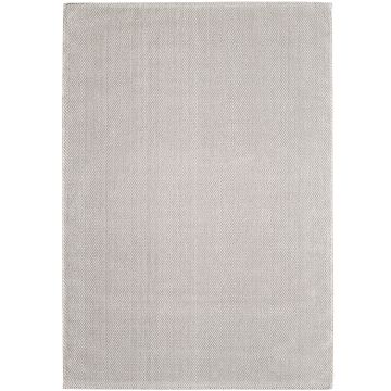Loom tapis poils ras rectangle 60x100cm crème
