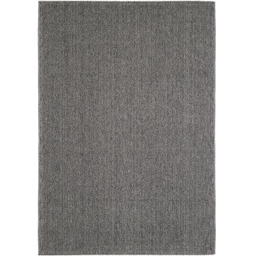Loom tapis poils ras rectangle 60x100cm gris