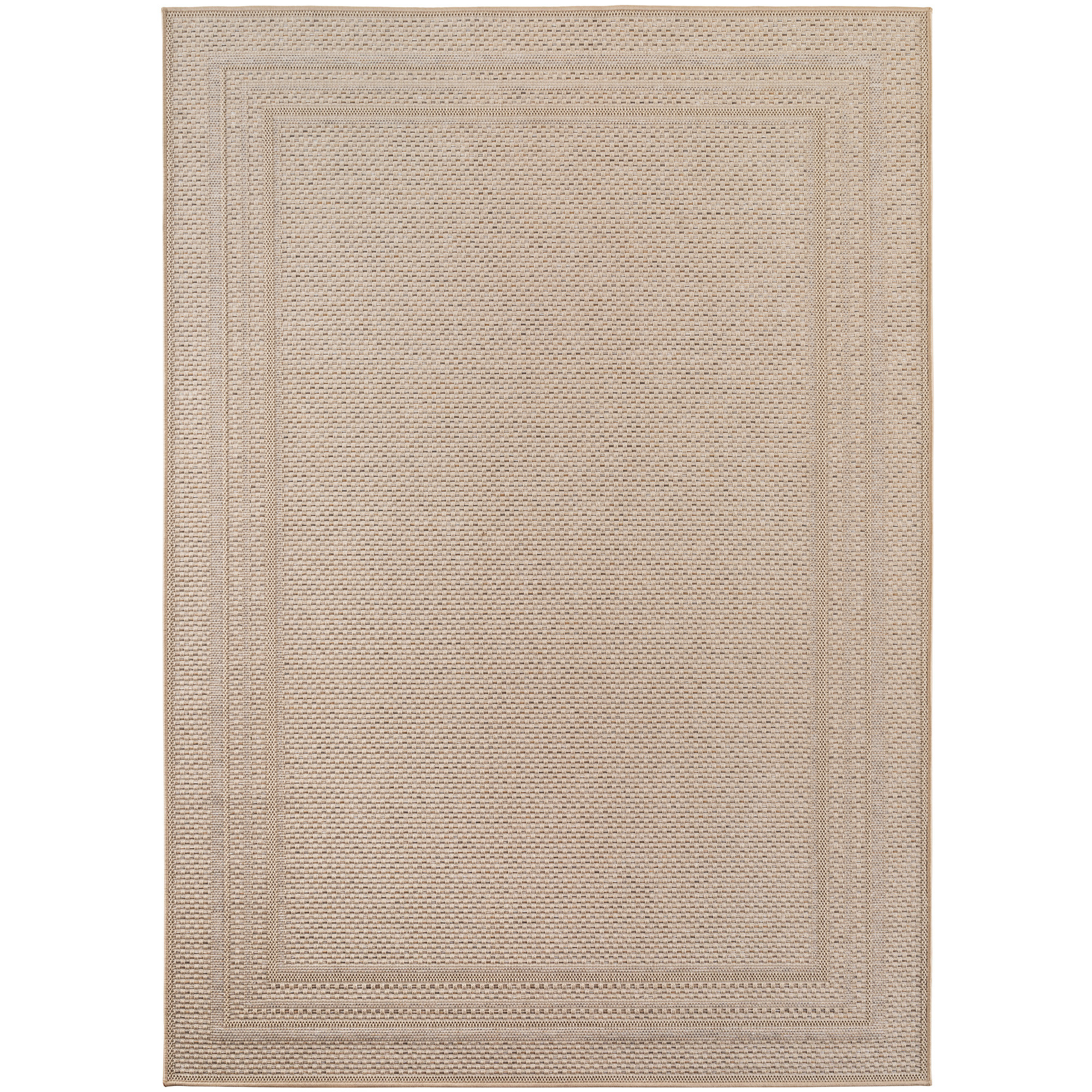 Desert Qar buitenkleed platgeweven rechthoek 280x370cm beige