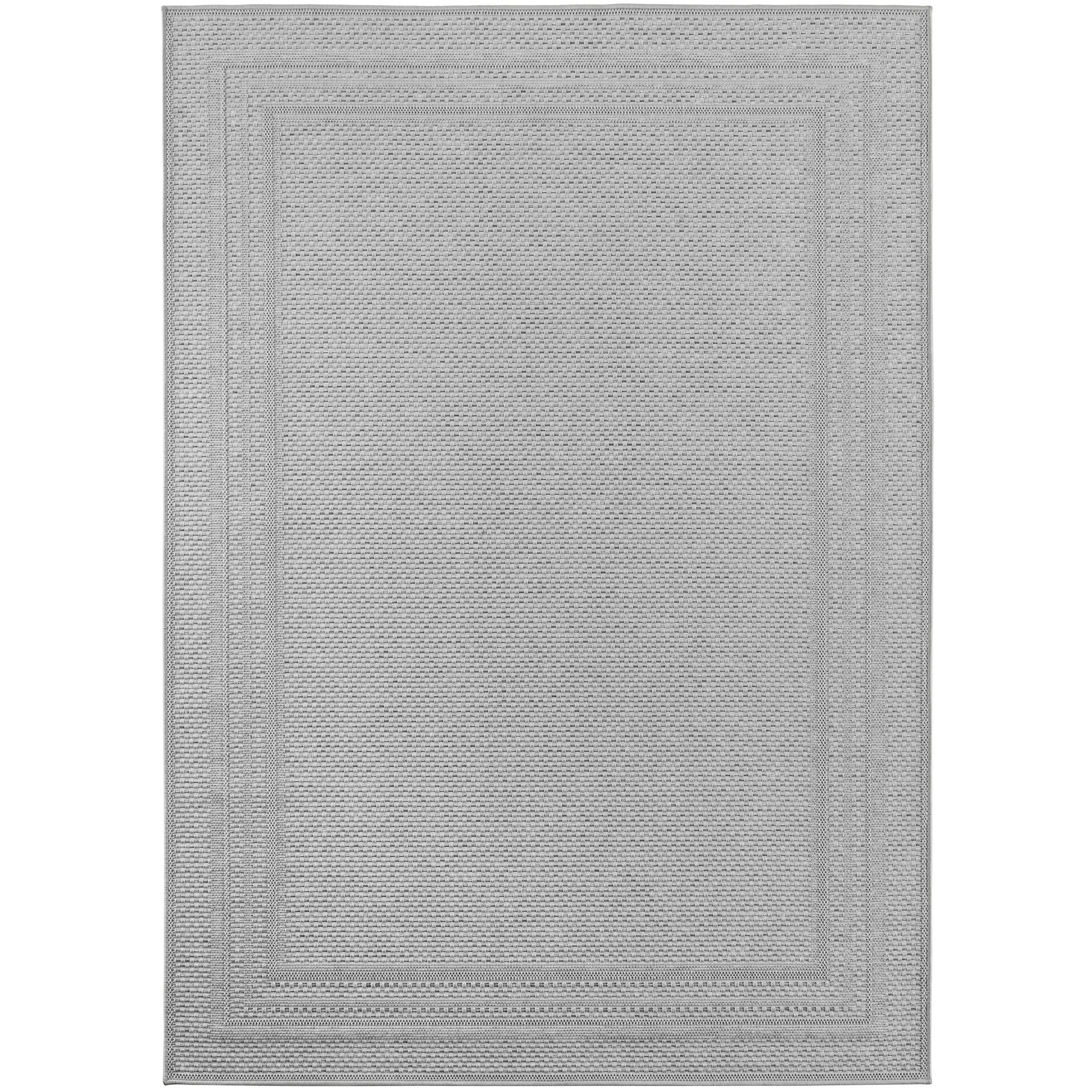 Desert Qar buitenkleed platgeweven loper 80x250cm grijs