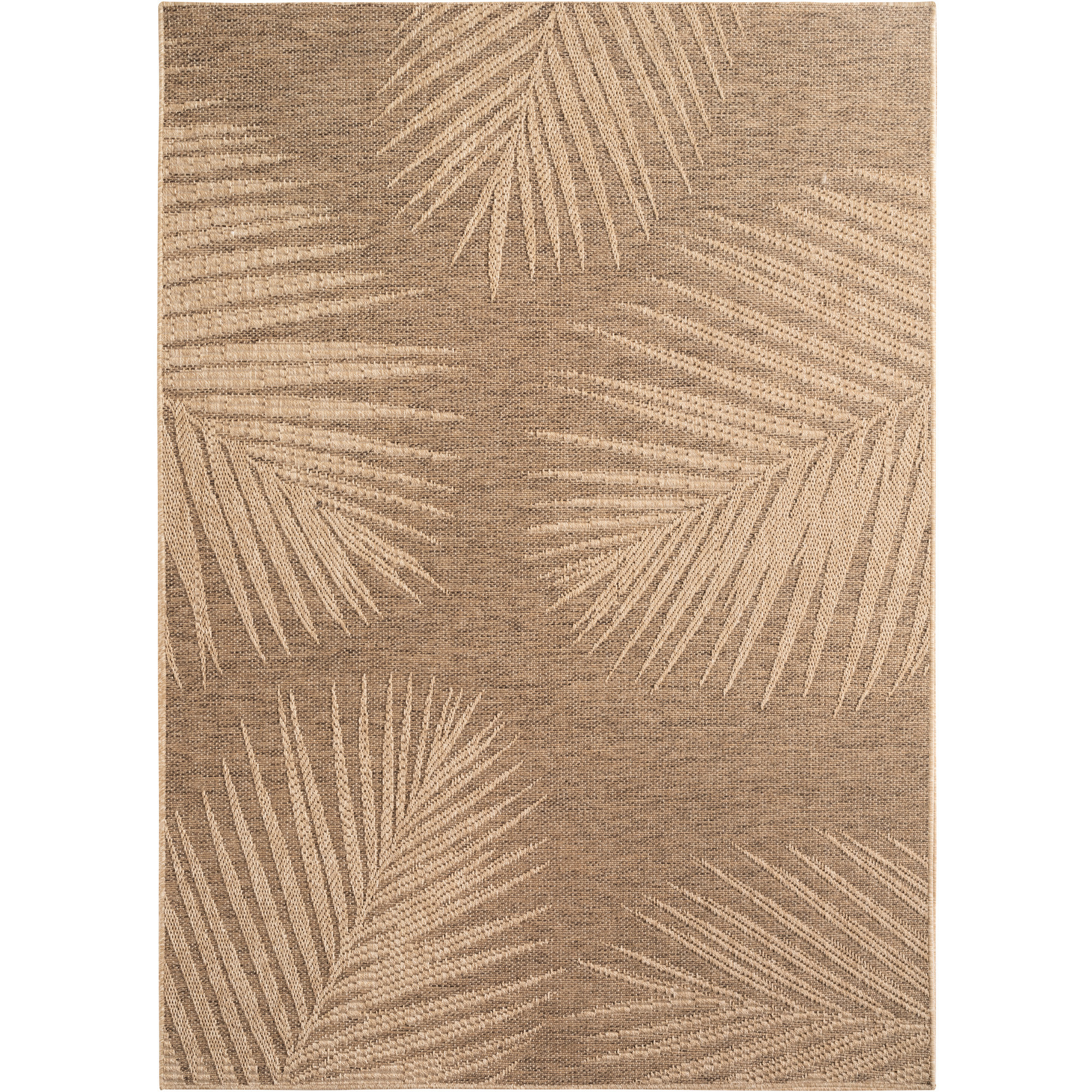 Timber Lea buitenkleed platgeweven loper 80x150cm bruin