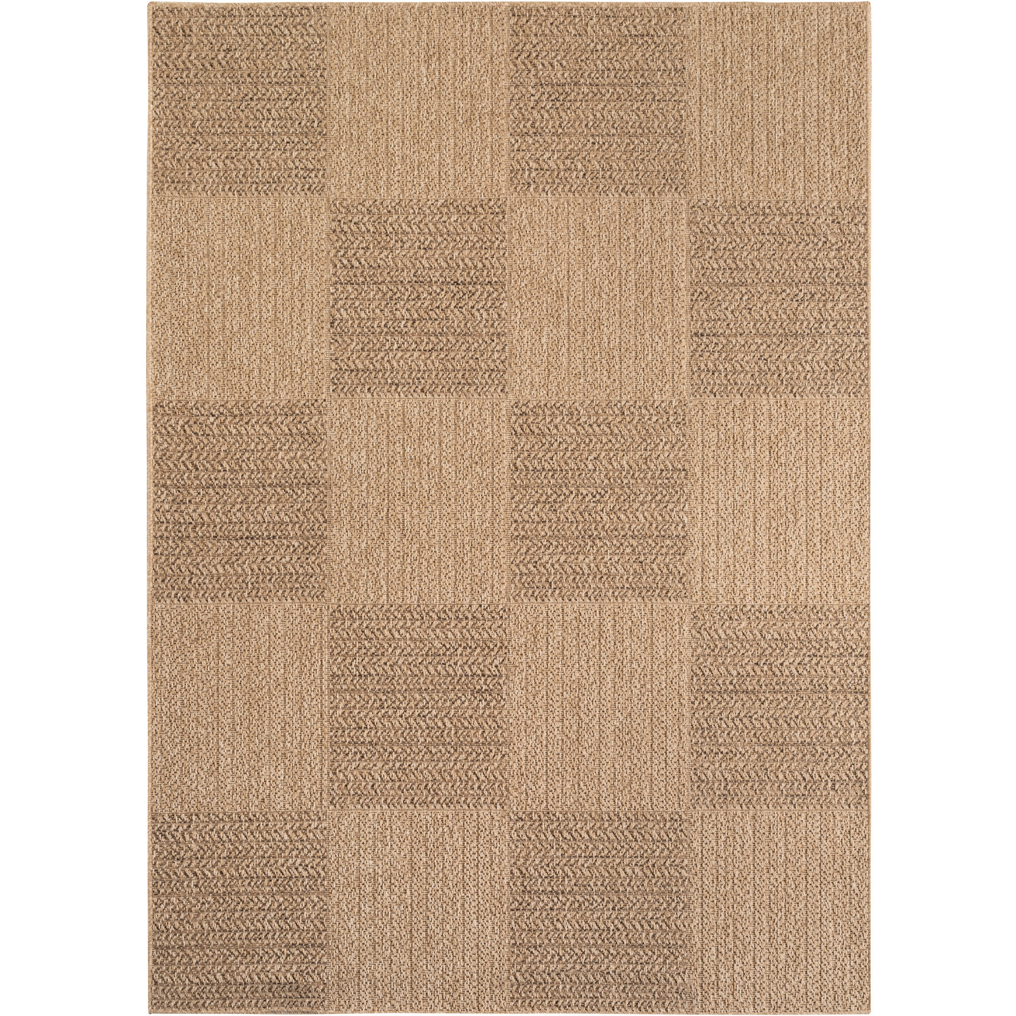 Timber Beo buitenkleed platgeweven rechthoek 280x370cm beige
