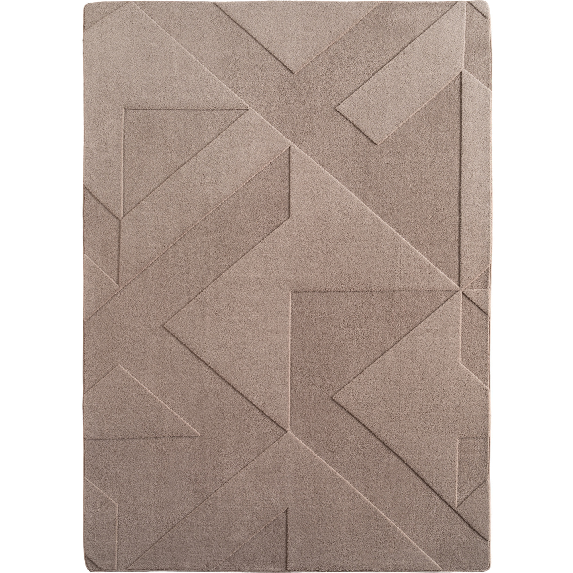 Pompei Aro vloerkleed laagpolig loper 80x150cm beige