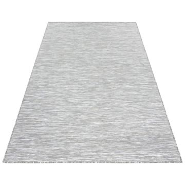 Mambo buitenkleed platgeweven rechthoek 200x290cm taupe