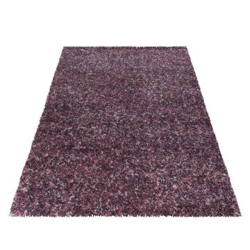 Enjoy Shaggy vloerkleed hoogpolig rechthoek 120x170cm roze