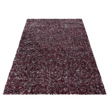 Enjoy Shaggy vloerkleed hoogpolig rechthoek 120x170cm rood