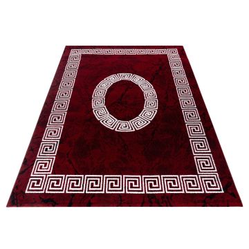 Plus Laby vloerkleed laagpolig rechthoek 120x170cm rood