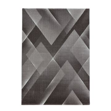 Costa Carp vloerkleed laagpolig rechthoek 240x340cm bruin
