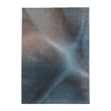 Efor Galax vloerkleed laagpolig rechthoek 80x150cm blauw