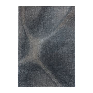 Efor Galax tapis poils ras rectangle 200x290cm brun