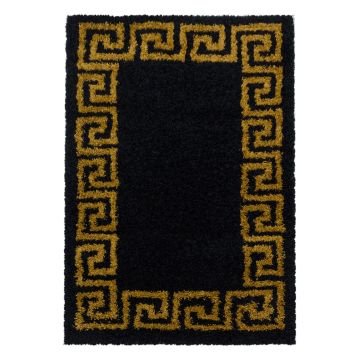 Hera Shaggy tapis poils longs coureur 80x250cm or