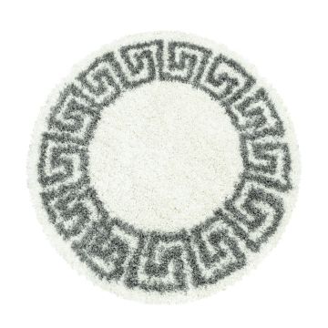 Hera Shaggy tapis poils longs rond Ø 80cm crème