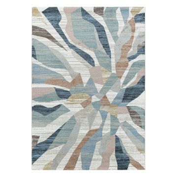 Royal Spiral vloerkleed laagpolig rechthoek 200x290cm multikleur