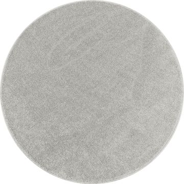 Ata tapis poils ras rond Ø 200cm crème