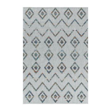 Bahama Wavy tapis extérieur/intérieur poils longs/ras rectangle 240x340cm multicolore