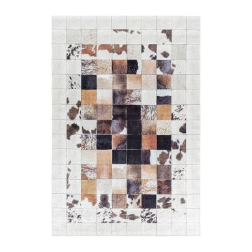 Fiesta Lapwerk antidérapant tapis tissé à plat rectangle 140x200cm blanc
