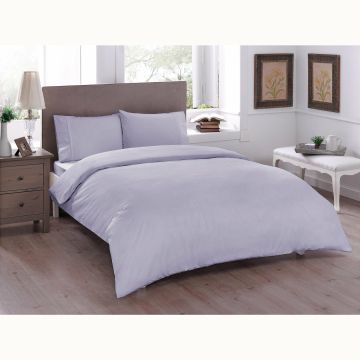 Taç Basic ranforce çift kişilik nevresim takımı 200x220cm lila