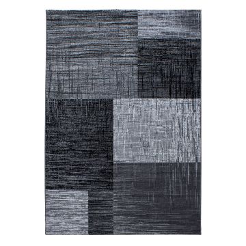Plus Blend tapis poils ras rectangle 140x200cm noir