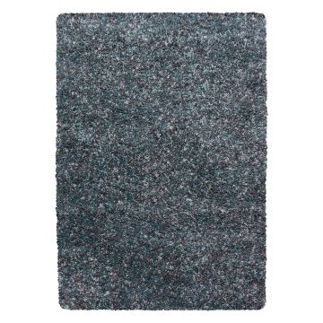 Enjoy Shaggy tapis poils longs rectangle 280x370cm bleu