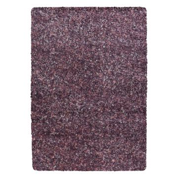 Enjoy Shaggy tapis poils longs rectangle 280x370cm roses