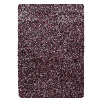 Enjoy Shaggy tapis poils longs rectangle 280x370cm rouge